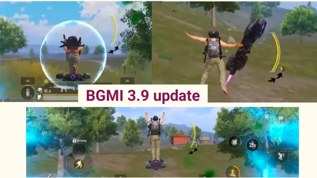 Hoverboard new vehicle in new BGMI update Hoverboard in BGMI 3.9 update
