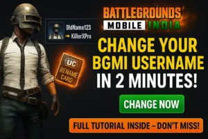 How to Change Username in BGMI in 2025 – Full Step-by-Step Guide